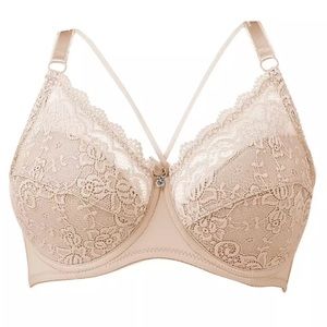 Nude lace bra 36 DD